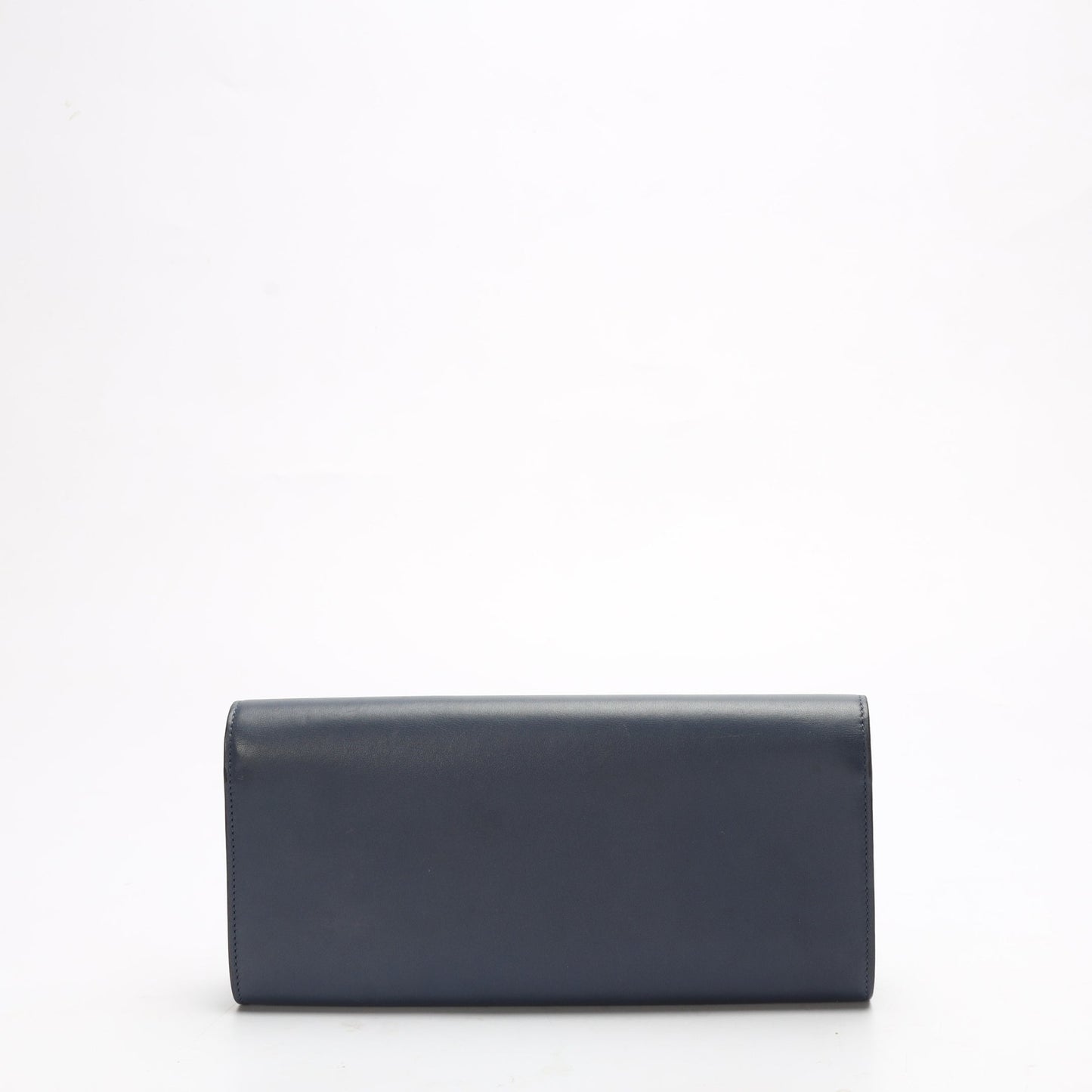 Gucci Navy Satin GG Broadway Crystals Clutch