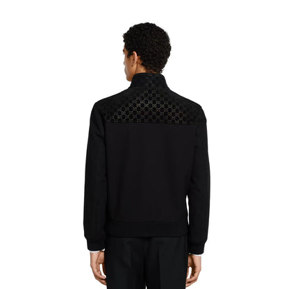 Gucci Guccima Embossed GG Suede Bomber Jacket