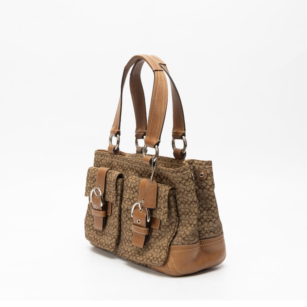 Coach Soho Buckle Brown Handbag