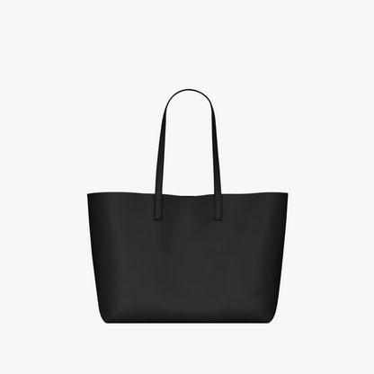 Saint Laurent Large Leather East/West Tote Bag – Cassandre Charm