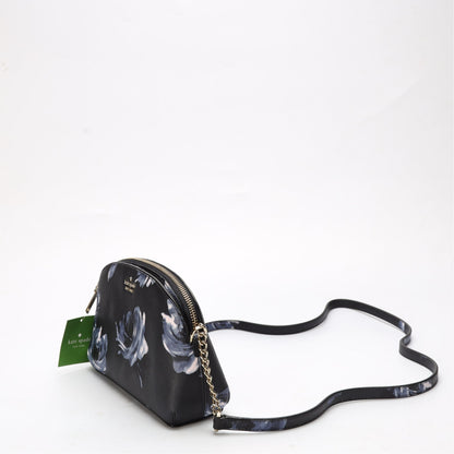 Kate Spade Floral Black Crossbody Bag