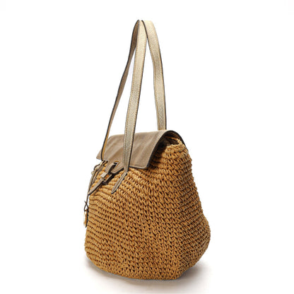 Michael Kors Naomi Large Straw Tote