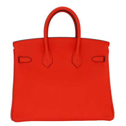 Hermès 25cm Birkin Feu Togo Leather Gold Hardware