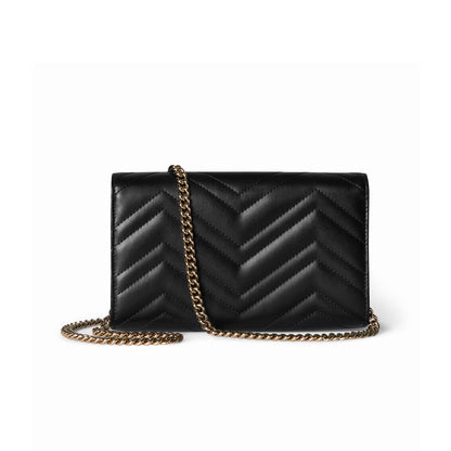 Gucci Gg Marmont Mini Bag On Chain