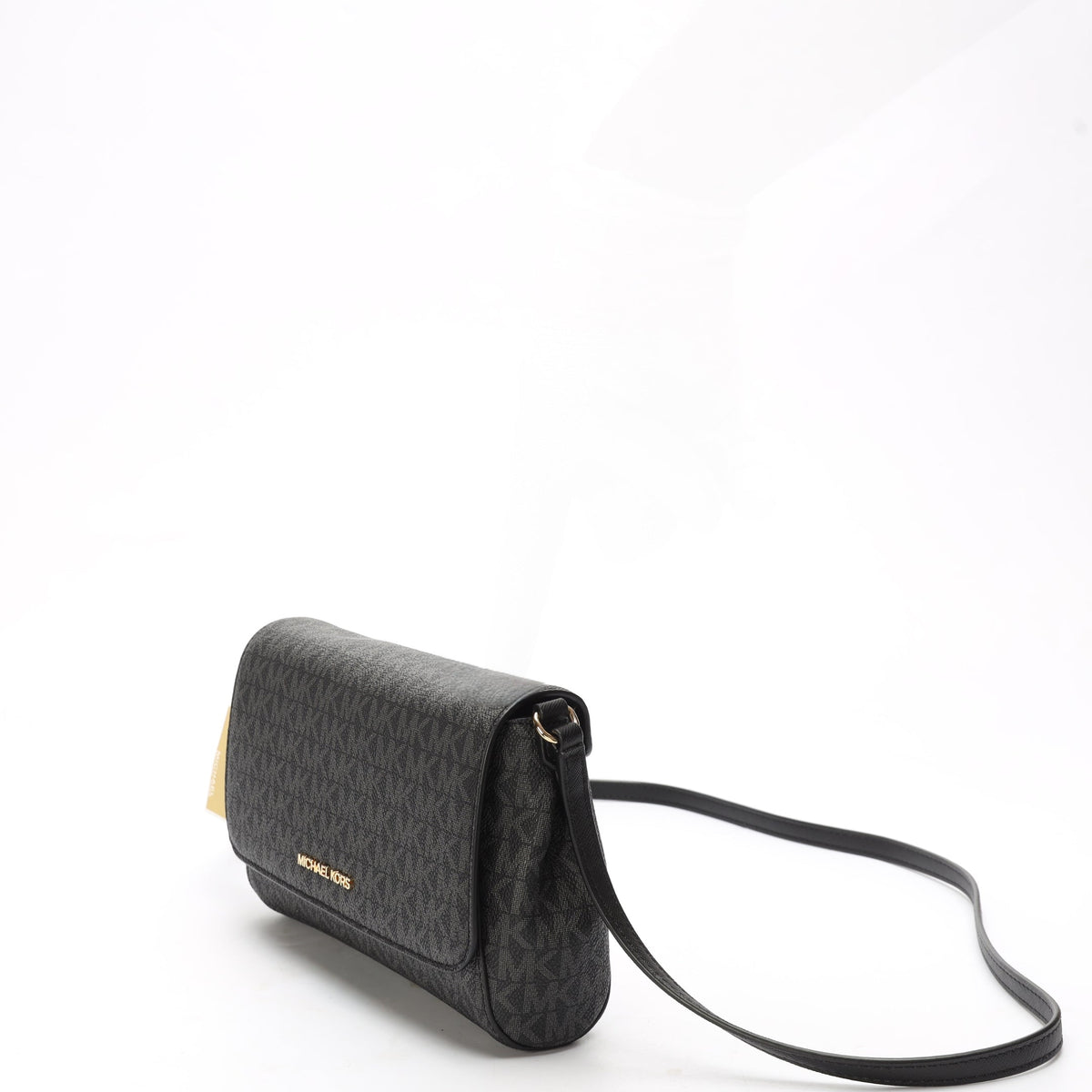 Michael Kors Black Jet Set Signature Logo Crossbody Bag