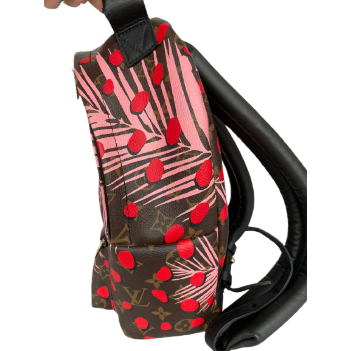 Louis-Vuitton Jungle Dots Palm Springs Backpack Canvas GHW