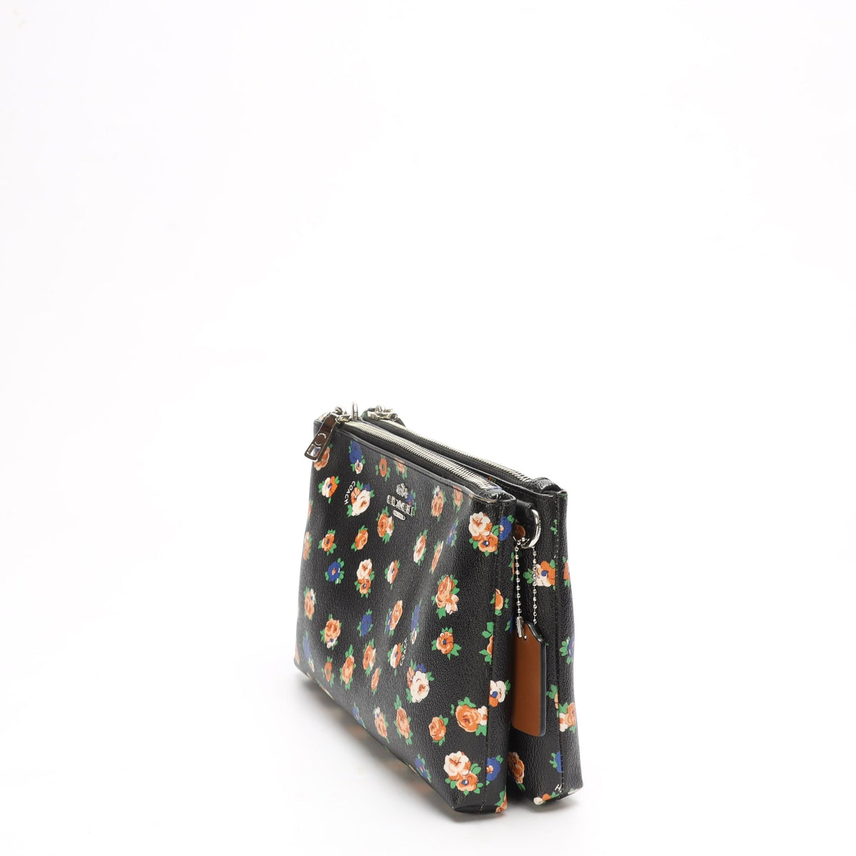 Coach Floral Black Crossbody Bag