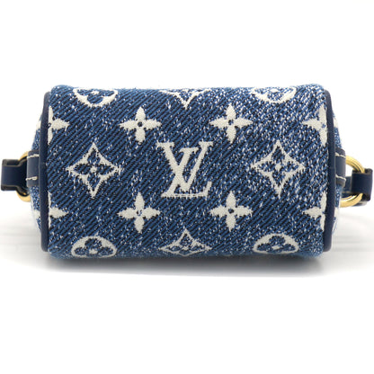 Louis-vuitton Micro Speedy Denim Bag Charm
