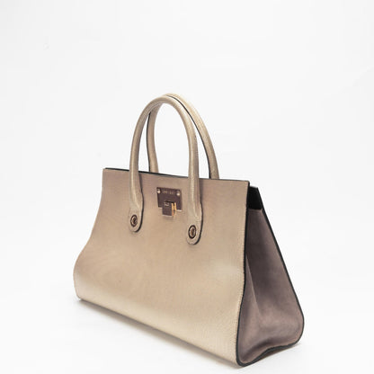 Jimmy Choo Beige Medium Riley Tote