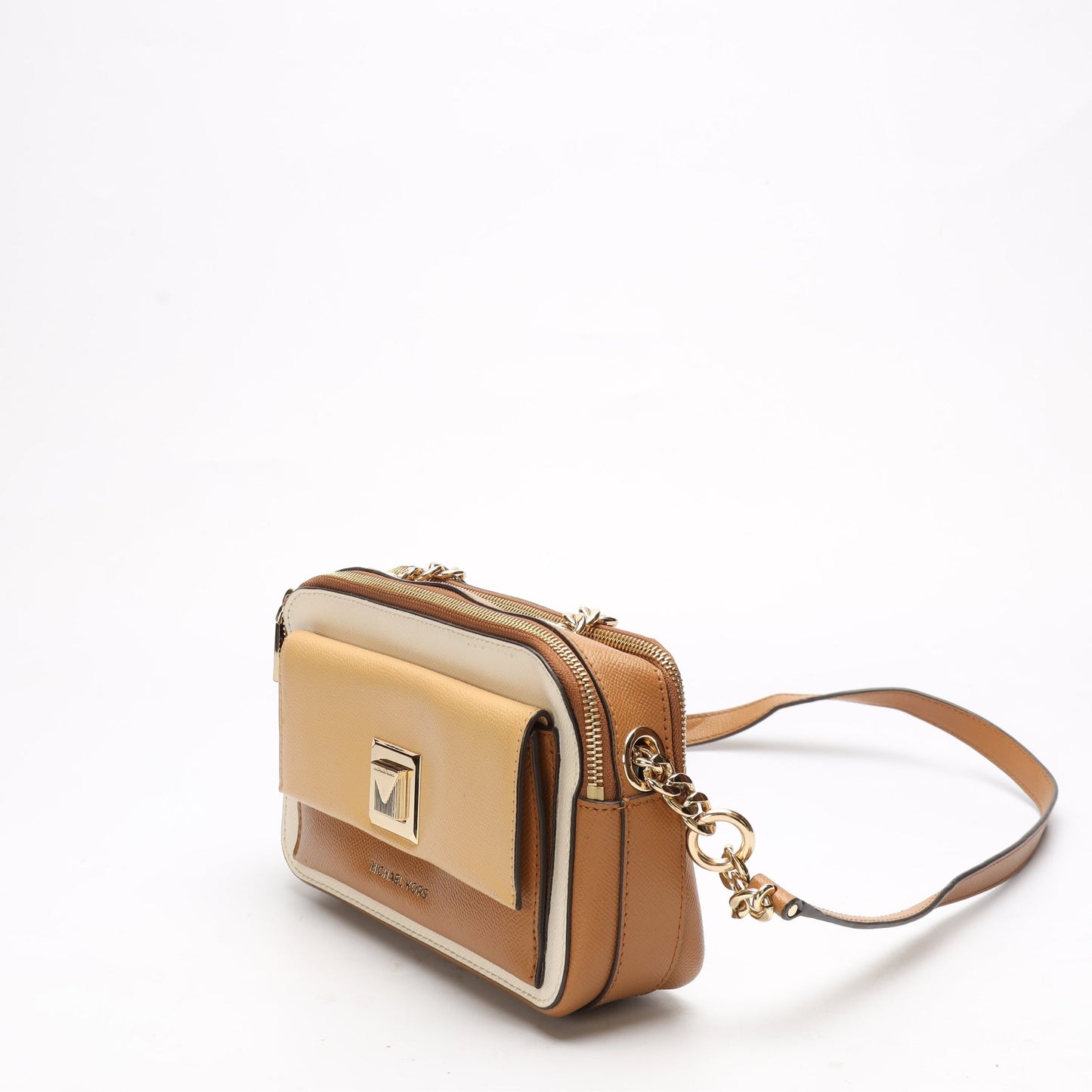 Michael Kors Sylvia Tri-Colour Crossbody Bag