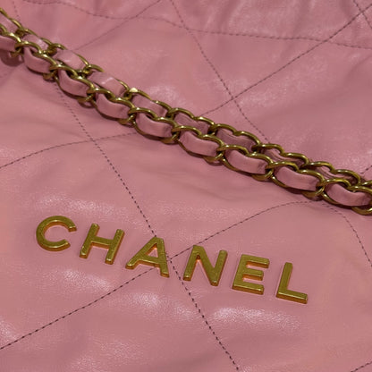 CHANEL 22 BAG SMALL PINK
