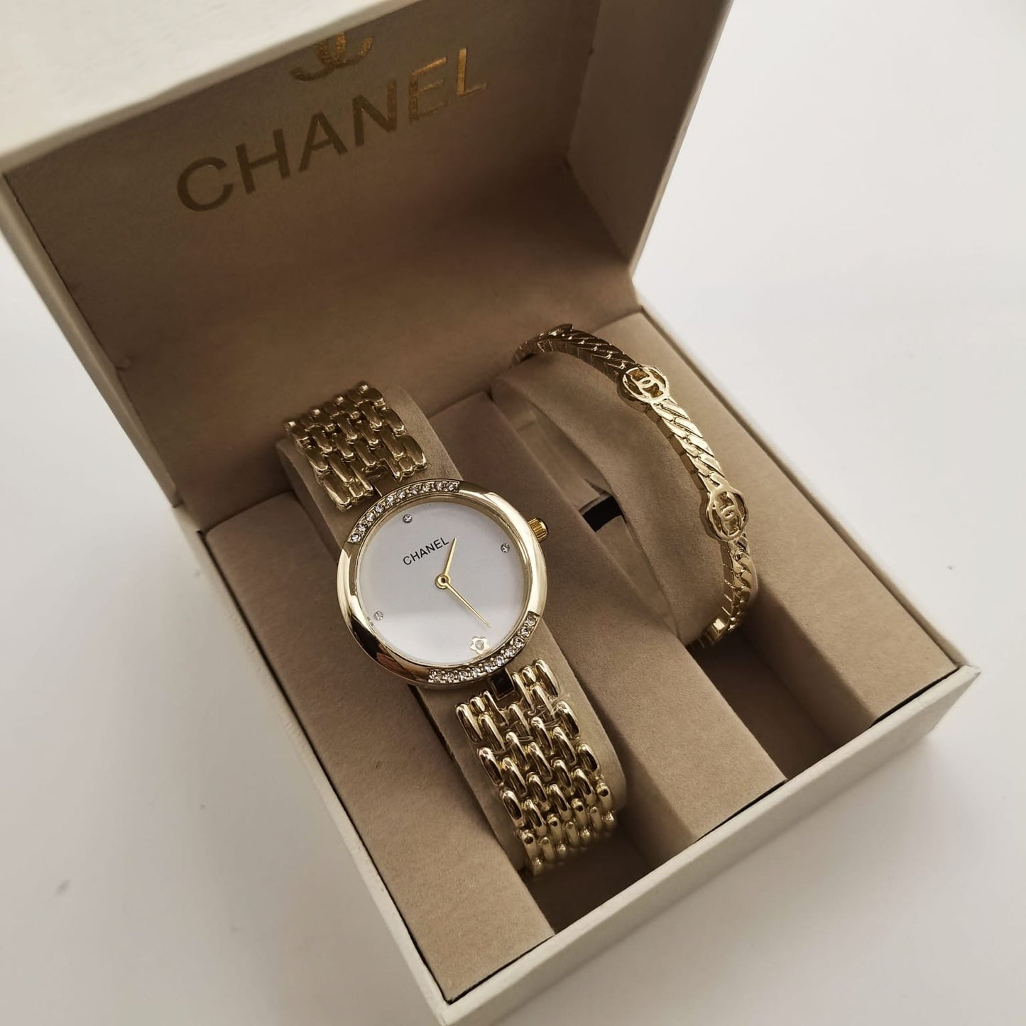 Chanel Watch and Bangle Set