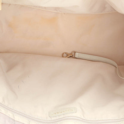 Chanel New Travel Line Tote Bag Canvas Tote Bag in Good condition