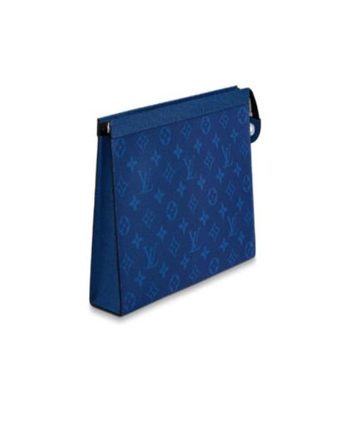 Louis Vuitton Pochette Voyage MM Monogram Blue