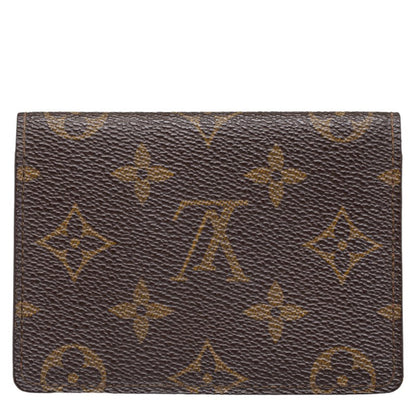 Louis Vuitton Monogram Port 2 Cult Vertical Passcase M60533 Brown PVC Leather  Louis Vuitton