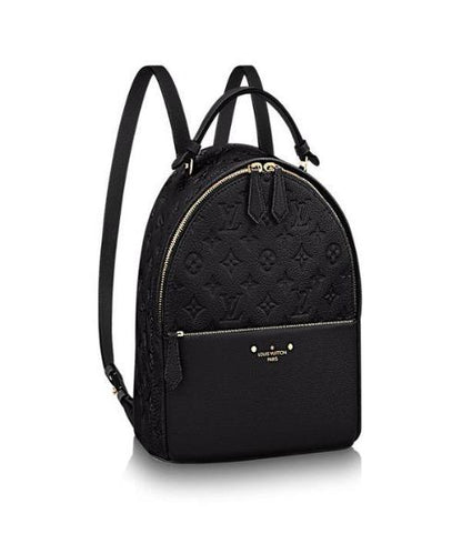 LV Sorbonne Backpack Monogram Empreinte Leather Noir