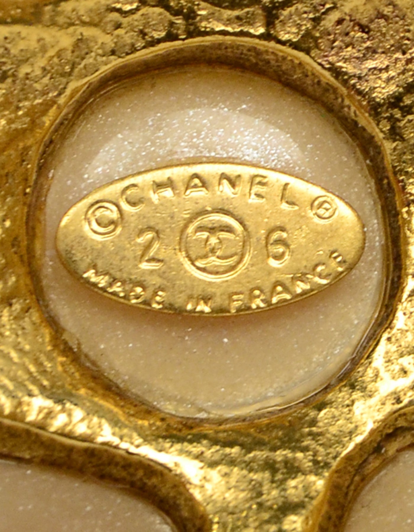 Chanel Vintage Geometric Faux Pearl Cuff