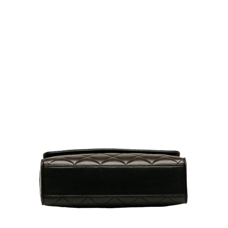 Chanel mattresses Cocomark sloping shoulder bag brown ram s ladies CHANEL