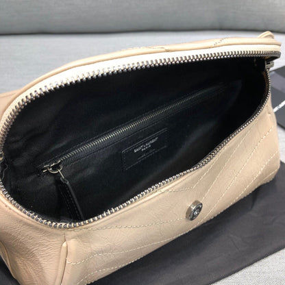 Yves Saint Laurent Niki Medium Crinkled Shoulder Bag