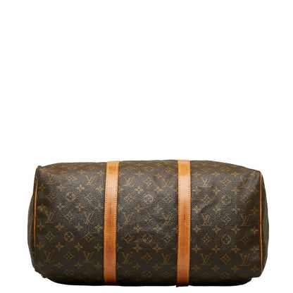 Louis Vuitton Monogram Baseball 45 Boston Bag M41624 Brown PVC Leather  Louis Vuitton