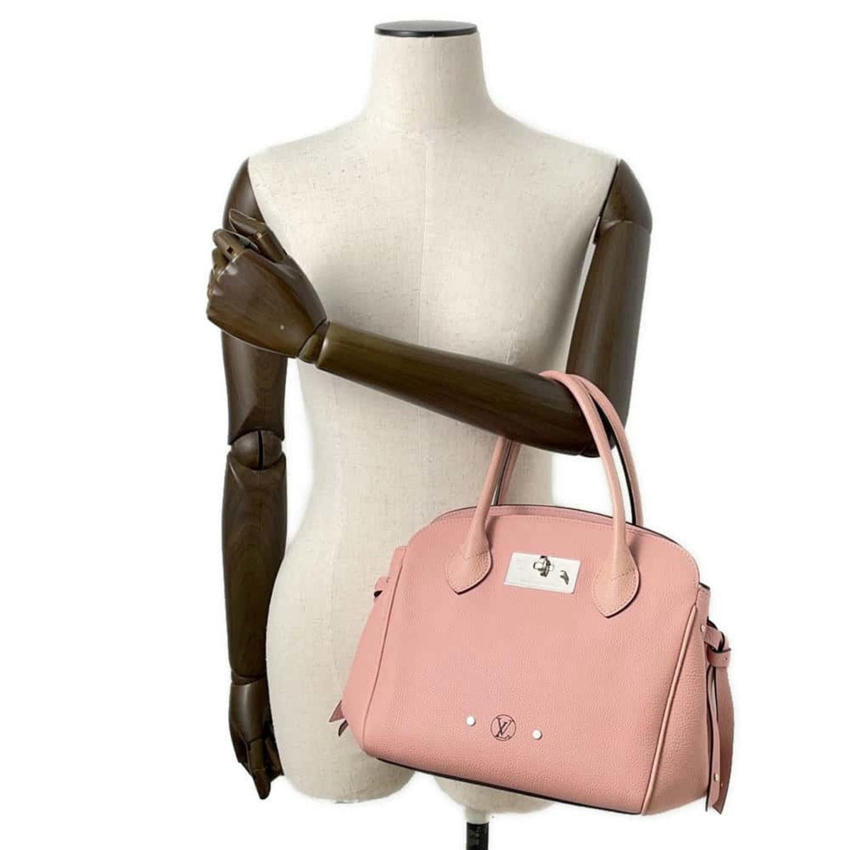Louis Vuitton pink Rose Poudre Leather Handbag