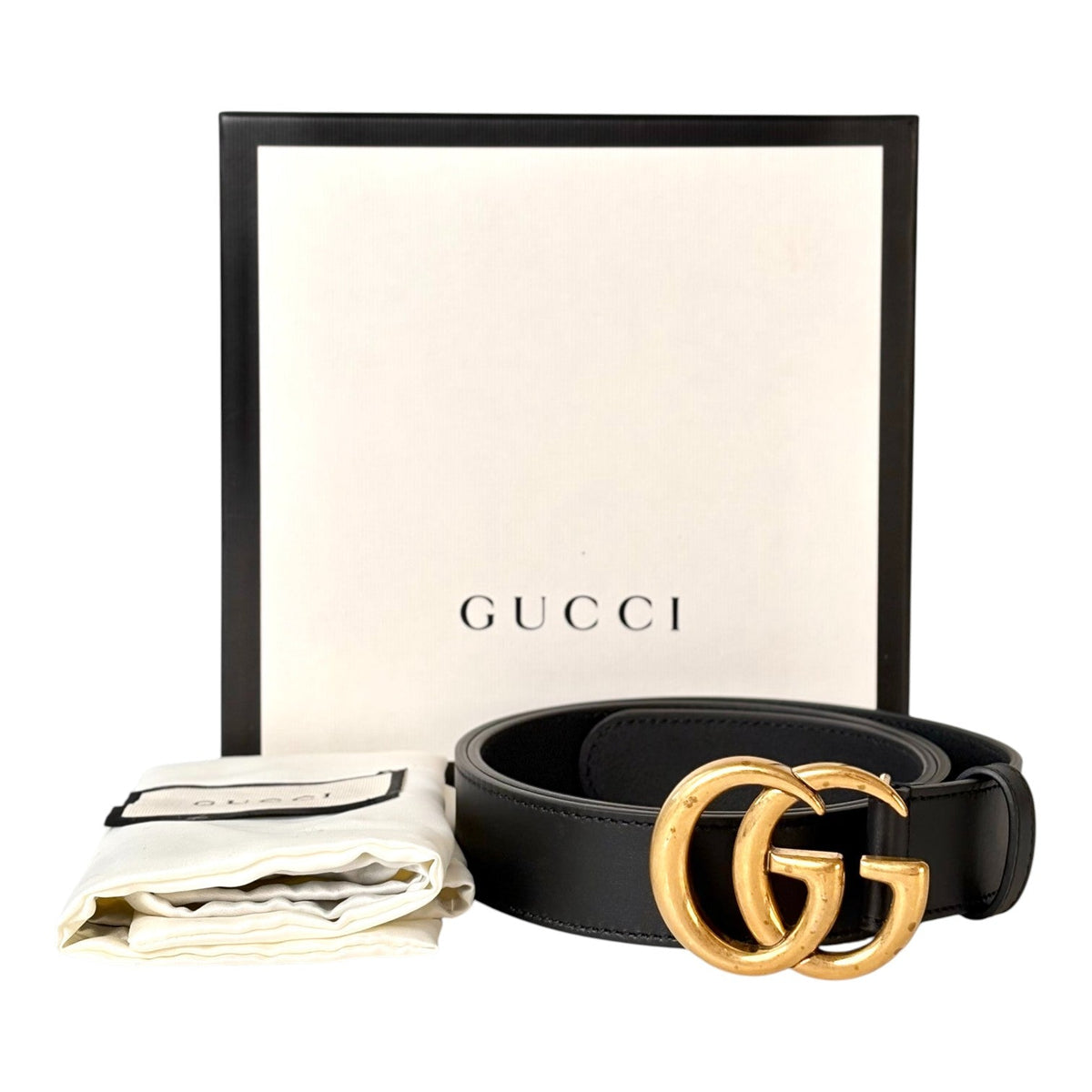 Gucci GG Belt Black 85 CM