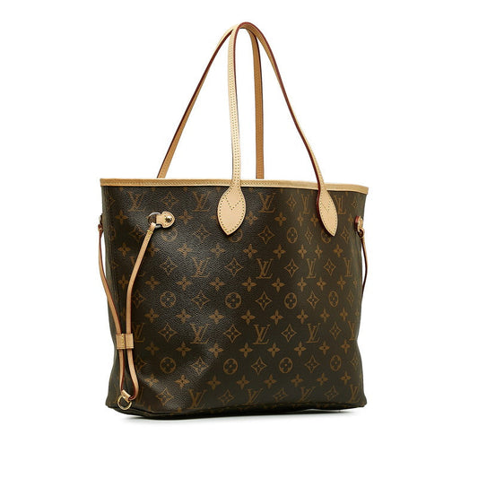 Louis Vuitton Monogram Newark MM Shoulder Bag M40156 Brown PVC Leather  Louis Vuitton