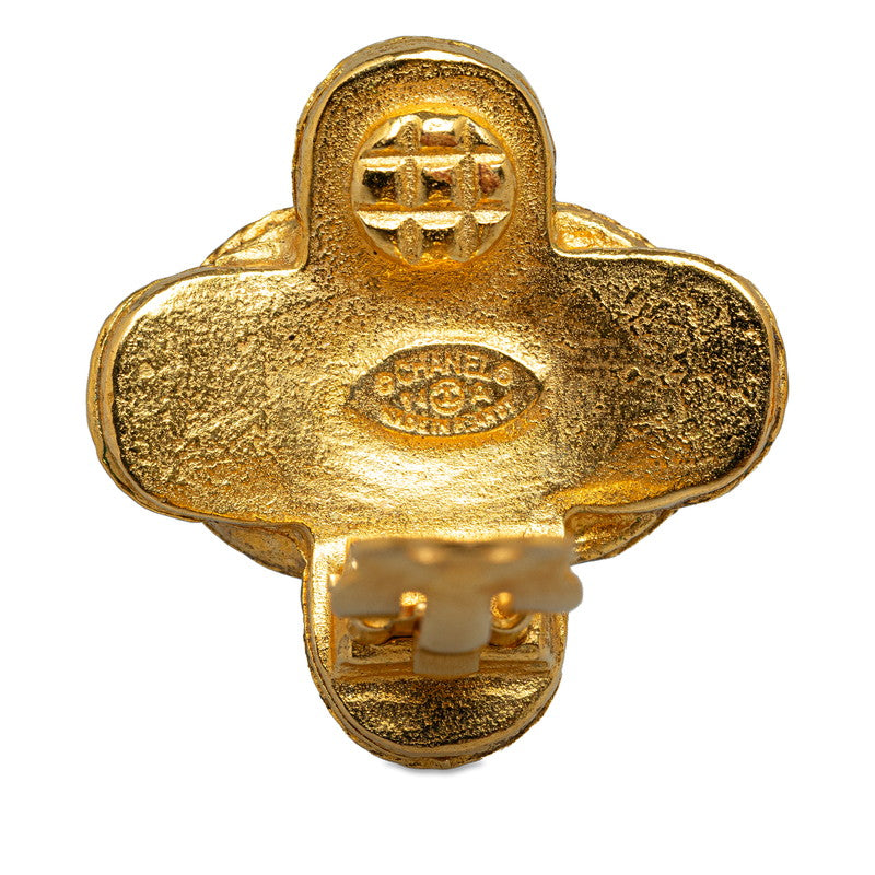 CHANEL COCOMARK EARLING 94A GOLD MECKING LADY CHANEL