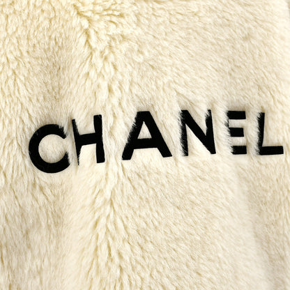 Chanel Fall 1994 logo-appliqué collarless jacket #40