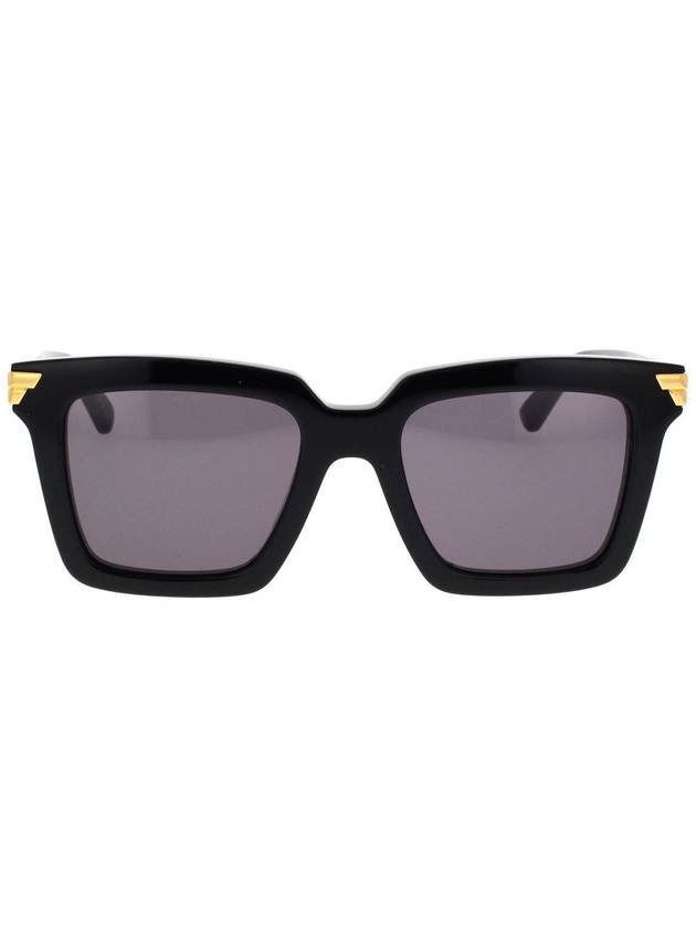 Luxury Bottega Veneta Square Sunglasses Black
