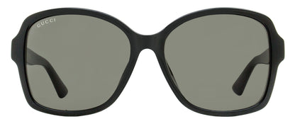 Gucci Women's Butterfly Sunglasses GG0765SA 002 Black 57mm