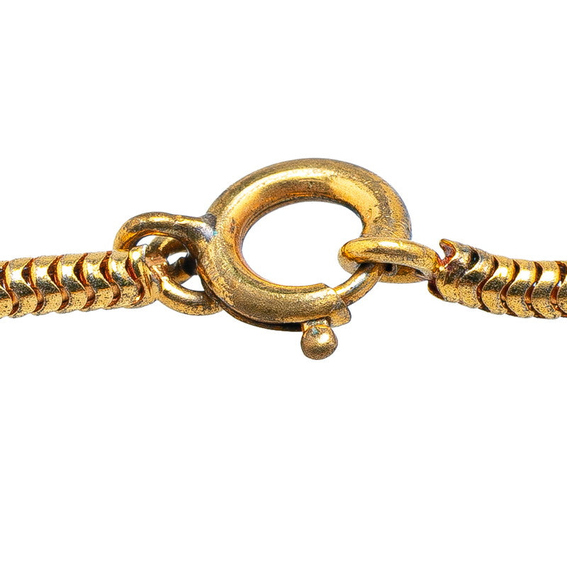 Chanel Lion Motif Coco Mark Round Necklace