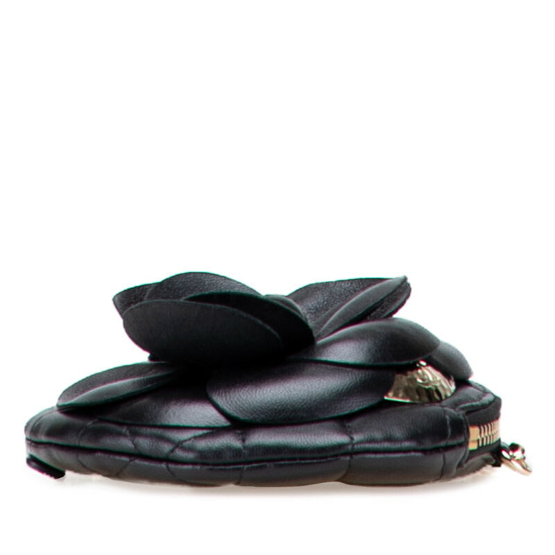 Chanel Camellia Lambskin Shoulder Bag