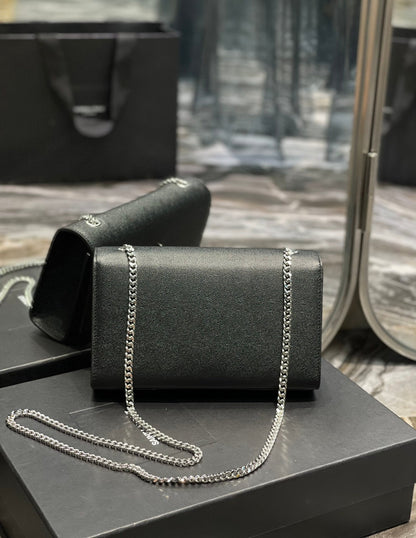 Yves Saint Laurent Kata Medium Chain Bag Black