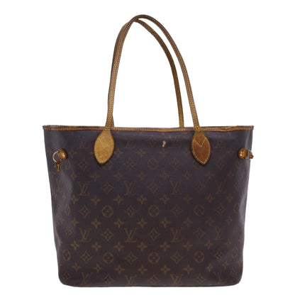 LOUIS VUITTON Monogram Neverfull MM Tote Bag M40156 LV 40011