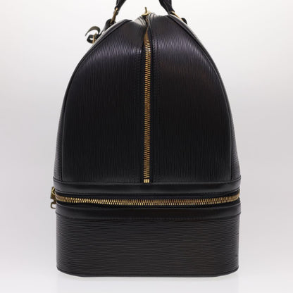 LOUIS VUITTON Epi Sac Sports Boston Bag SPO Black LV 40014