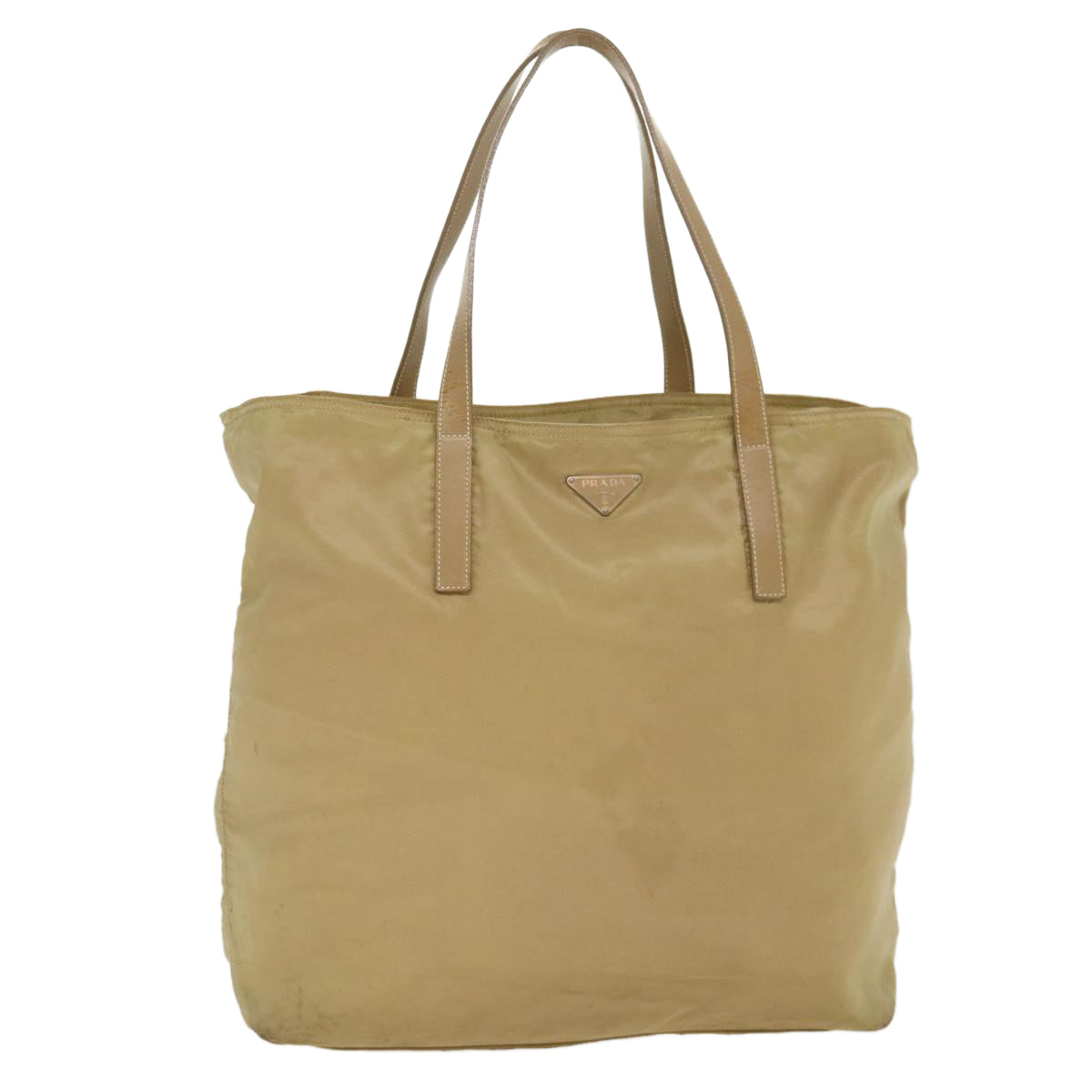 Prada Shoulder Bag Nylon Khaki  40046