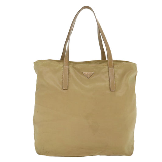 Prada Shoulder Bag Nylon Khaki  40046