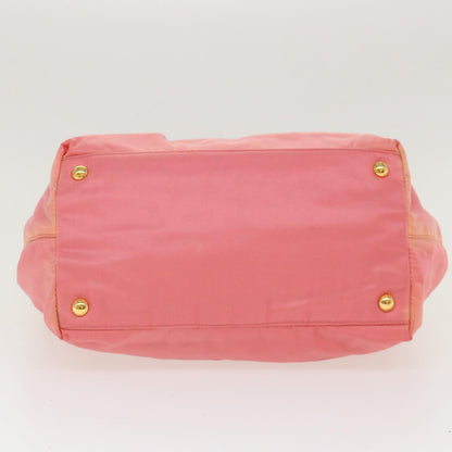 Prada Hand Bag Nylon Pink  40050