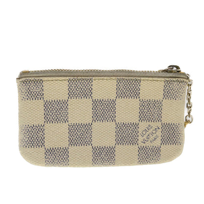 LOUIS VUITTON Damier Azur Pochette Cles Coin Purse N62659 LV 40068