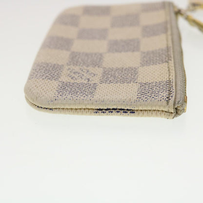 LOUIS VUITTON Damier Azur Pochette Cles Coin Purse N62659 LV 40068