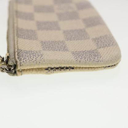 LOUIS VUITTON Damier Azur Pochette Cles Coin Purse N62659 LV 40068