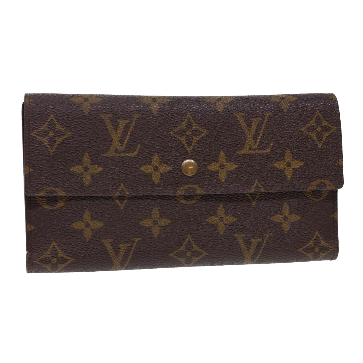 LOUIS VUITTON Monogram Portefeuille International Long Wallet M61217 40069