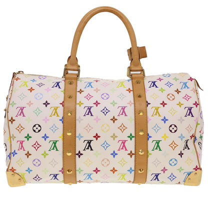 LOUIS VUITTON Monogram Multicolor Keepall 45 Boston Bag M92641 LV 40082A