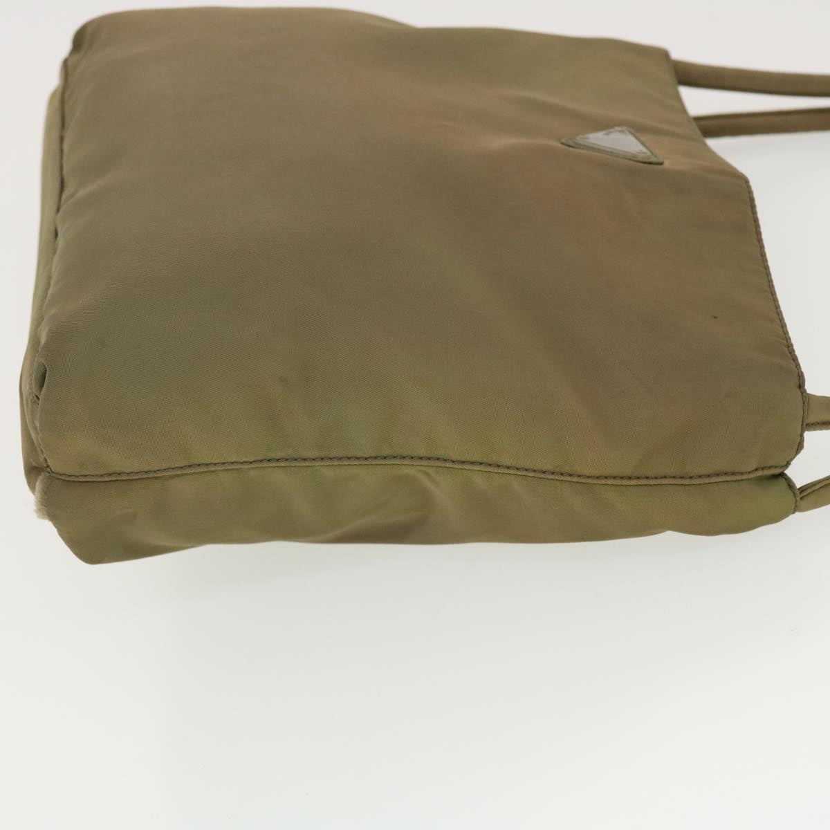 Prada Hand Bag Nylon Khaki  40088