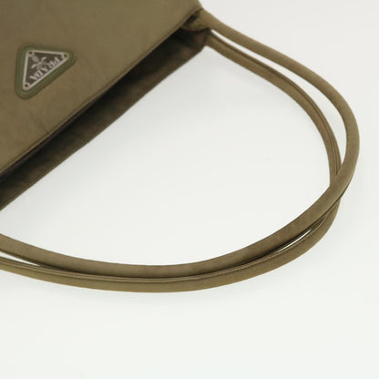 Prada Hand Bag Nylon Khaki  40088