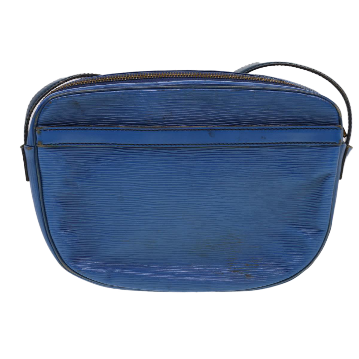 LOUIS VUITTON Epi June Feuille Shoulder Bag Blue M52155 LV 40091