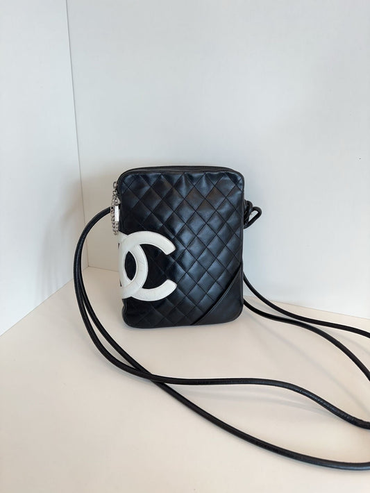 Vintage Chanel Cambon bag *cm black