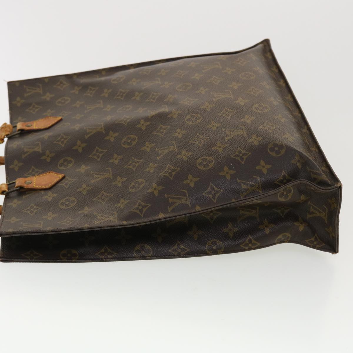 LOUIS VUITTON Monogram Sac Plat Hand Bag M51140 LV 40104