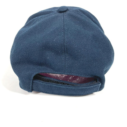 FENDI cap FXQ768 cotton Navy logo